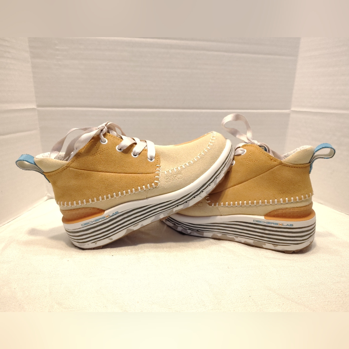 Deckers Xlab Co-Z Chukka Suede Women Boots # 6.5 Us